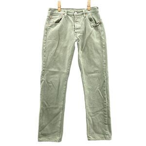 Levi's 501 XX Jeans Mens 28x28* Sage Green Button Fly Classic Straight Denim 90s